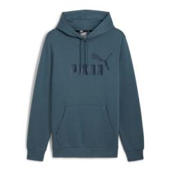 Puma Bluza Ess Big Logo Fl 58668730. Niebieskie bluzy męskie Puma, m, bez wzorów, z bawełny, z kapturem. Za 202.49 zł.