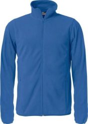 Clique Podstawowa kurtka micro fleece – 100% poliester, antipilling. Niebieskie kurtki męskie CLIQUE, m, bez wzorów, z poliesteru, bez kaptura. Za 163.08 zł.