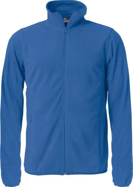 Clique Podstawowa kurtka micro fleece – 100% poliester, antipilling – royal blue. Niebieskie kurtki męskie CLIQUE, m, bez wzorów, z poliesteru, bez kaptura. Za 157.93 zł.