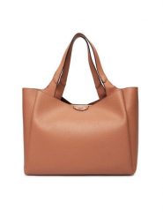 DKNY Torebka R43AYG32 Brązowy. Brązowe torebki do ręki damskie DKNY, bez wzorów, ze skóry, bez dodatków. Za 749.99 zł.