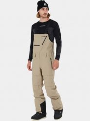 Spodnie Fundango Benton ECO 3Ls. Brązowe spodnie snowboardowe męskie Fundango, l, bez wzorów, z materiału, narciarskie. Za 499.00 zł.