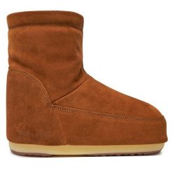 Śniegowce Moon Boot. Brązowe śniegowce i trapery damskie Moon Boot. Za 1,099.00 zł.