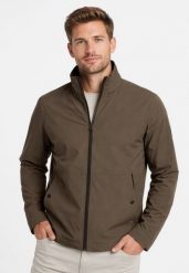 Kurtka przejściowa J-SYLVAN. Brązowe kurtki męskie Volcano, na lato, l, bez wzorów, z jeansu, klasyczne, bez kaptura. Za 319.99 zł.