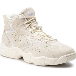 Buty Reebok - Mobius Og Mu CN7907 Classic White/White. Brązowe półbuty na co dzień męskie Reebok, z materiału, bez zapięcia. W wyprzedaży za 359.00 zł.