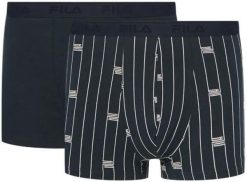 Fila Bokserki 2-pack Navy S. Białe bokserki męskie Fila, m, bez wzorów, z bawełny. Za 82.70 zł.