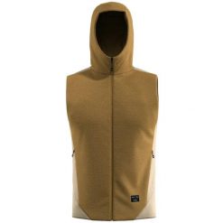 Bluza z kapturem i zamkiem błyskawicznym Salewa Fanes Sarner Light. Żółte bluzy męskie Salewa, s, bez wzorów, z elastanu, z kapturem. Za 808.00 zł.