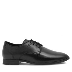 Półbuty Lasocki Young. Czarne półbuty chłopięce Lasocki Young, bez wzorów, bez zapięcia. Za 149.99 zł.