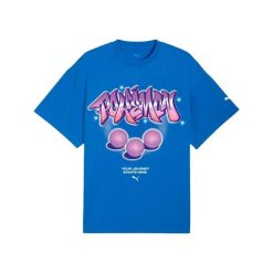 Koszulka sportowa męska Puma POKEMON X HOOPS I 63565501. Niebieskie koszulki sportowe męskie Puma, m, bez wzorów, z materiału, bez kołnierzyka, bez ramiączek, na fitness i siłownię. Za 138.57 zł.