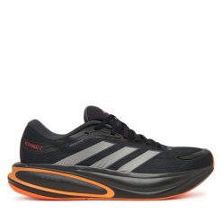 Buty do biegania adidas. Czarne buty sportowe męskie Adidas, bez zapięcia, do biegania. Za 299.99 zł.