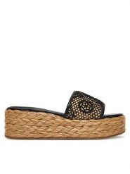 Guess Espadryle FLJBIA FAL04 Czarny. Czarne espadryle damskie Guess, z aplikacjami, z materiału, bez obcasa, bez zapięcia. Za 519.99 zł.
