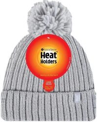 Damska czapka zimowa z uchwytami termicznymi Arden jasnoszara. Szare czapki i kapelusze damskie HEAT HOLDERS, na zimę, z aplikacjami, z materiału, eleganckie. Za 149.99 zł.