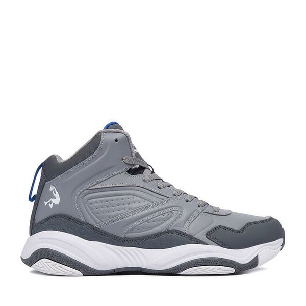 Buty do koszykówki SHAQ. Szare buty sportowe męskie Shaq, bez zapięcia, do koszykówki. Za 249.99 zł.