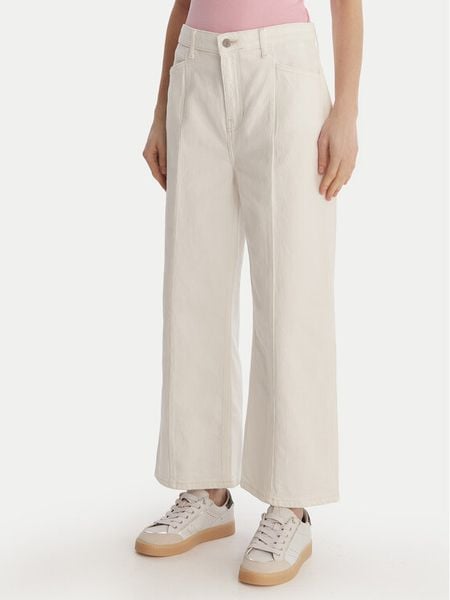 Guess Jeansy W6RA1H D6521 Biały Wide Leg. Białe jeansy damskie Guess. Za 271.99 zł.