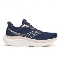 Buty do biegania damskie Saucony S11023234. Niebieskie obuwie sportowe damskie Saucony, bez wzorów, do biegania. Za 1,123.00 zł.