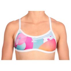 Damski top do kostiumu kąpielowego Mako Sunkissed. Czerwone topy damskie MAKO, xs, bez wzorów, bez kołnierzyka, bez ramiączek. Za 194.50 zł.