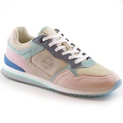 Skórzane buty sportowe sneakersy damskie multikolor Big Star LL274347 wielokolorowe. Obuwie sportowe damskie bez wzorów. Za 483.82 zł.