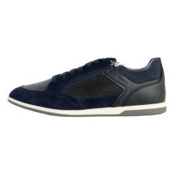 Buty GEOX U RENAN Niebieski. Niebieskie trekkingi męskie Geox, do biegania. Za 293.99 zł.