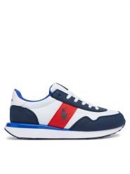 Polo Ralph Lauren Sneakersy RL03943101 Biały. Białe buty sportowe chłopięce Polo Ralph Lauren, bez wzorów, ze skóry, bez zapięcia. Za 459.99 zł.