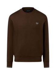 Fred Perry bluza nierozpinana Mężczyźni Bawełna brązowy, S. Brązowe bluzy męskie Fred Perry, m, bez wzorów, z bawełny, bez kaptura. Za 429.95 zł.