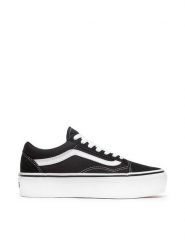 Vans Tenisówki Old Skool Platfor VN0A3B3UY28 Czarny. Czarne trampki i tenisówki damskie Vans, bez wzorów, z materiału, bez zapięcia. Za 279.99 zł.