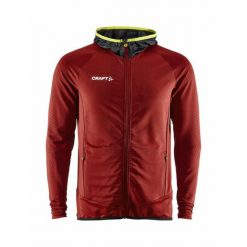 Bluza dresowa z pełnym zamkiem błyskawicznym Craft Extend. Brązowe bluzy męskie Craft, l, bez wzorów, z dresówki, bez kaptura. Za 368.95 zł.