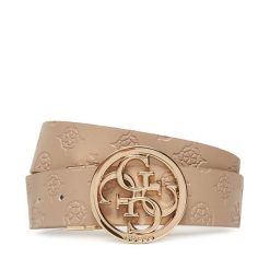 Pasek Damski Guess. Brązowe paski damskie Guess, z aplikacjami. Za 219.99 zł.