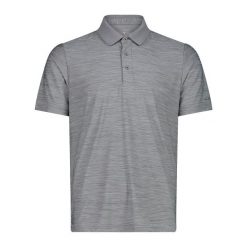 Polo CMP. Szare koszulki polo męskie CMP, m, bez wzorów, bez ramiączek. Za 244.50 zł.