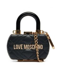 LOVE MOSCHINO Torebka JC4056PP1MLA0000 Czarny. Czarne torebki do ręki damskie Love Moschino, bez wzorów, ze skóry, bez dodatków. Za 519.99 zł.