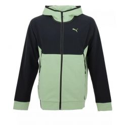 Kurtka dresowa Puma TECH WOVEN. Czarne kurtki męskie Puma, xs, bez wzorów, z dresówki, z kapturem. Za 273.45 zł.