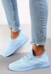Niebieskie Buty Sportowe Bemostom. Niebieskie obuwie sportowe damskie Renee, bez wzorów, z jeansu, na fitness i siłownię. Za 39.99 zł.