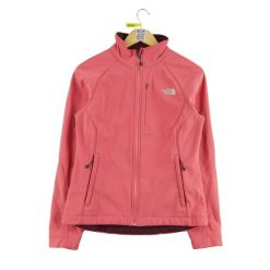 Second life - Kurtka polarowa TNF Pink dla kobiet - Stan dobry. Czerwone kurtki damskie The North Face, m, bez wzorów, z materiału, bez kaptura. Za 148.01 zł.