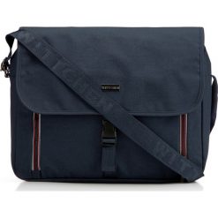 Torba na laptopa 86-3P-200-7. Brązowe torby na laptopa męskie Wittchen, w paski, z materiału. Za 155.00 zł.