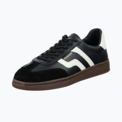 Buty męskie GANT Cuzmo. Czarne eleganckie półbuty GANT, eleganckie, bez zapięcia. Za 659.99 zł.