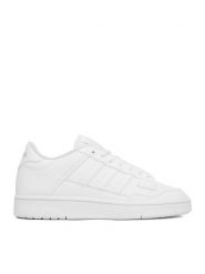 Adidas Sneakersy WB-RAPID COURT LOW J Biały. Białe buty sportowe dziewczęce Adidas, bez wzorów, ze skóry, bez zapięcia. Za 179.99 zł.