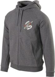 Helikon-Tex Bluza Come and take it Hoodie - Fullzip - Mid Grey. Szare bluzy męskie HELIKON-TEX, m, bez wzorów, bez kaptura. Za 242.08 zł.