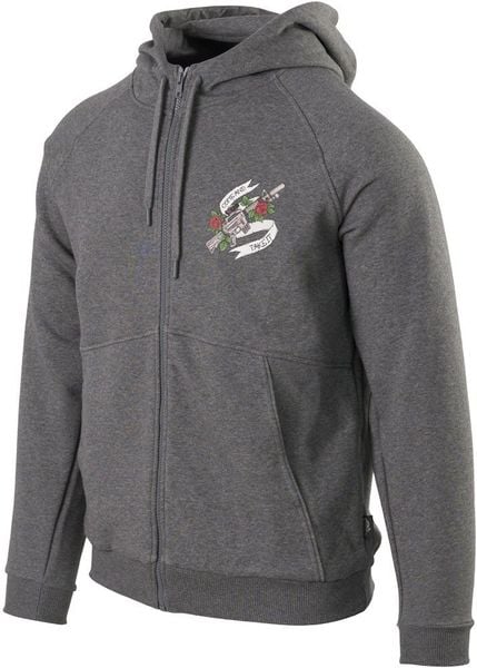 Helikon-Tex Bluza Come and take it Hoodie - Fullzip - Mid Grey. Szare bluzy męskie HELIKON-TEX, m, bez wzorów, bez kaptura. Za 236.24 zł.