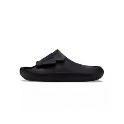 Klapki męskie Crocs 209413001. Czarne sandały męskie Crocs, z materiału, bez zapięcia. Za 249.99 zł.