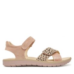 Sandały Primigi. Czerwone sandały dziewczęce Primigi, bez zapięcia. Za 249.99 zł.