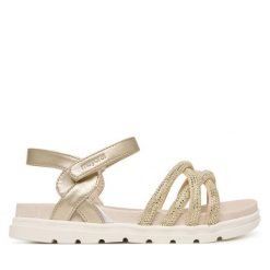 Sandały Mayoral. Żółte sandały dziewczęce Mayoral, bez zapięcia. Za 259.99 zł.