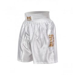 Angielskie spodenki bokserskie Metal Boxe Pro Line. Białe szorty męskie METAL BOXE, xl, bez wzorów, z satyny. Za 169.50 zł.
