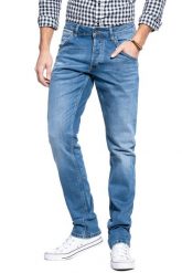 MĘSKIE SPODNIE JEANSOWE MUSTANG Michigan Tapered 1007730 5000 683. Spodnie materiałowe męskie Mustang, l, bez wzorów, z jeansu. Za 199.99 zł.