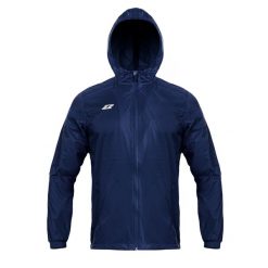 Kurtka ortalionowa piłkarska dla dorosłych Zina Delta PRO 2.0 Senior. Niebieskie kurtki męskie Zina, l, bez wzorów, sportowe, bez kaptura. Za 329.00 zł.
