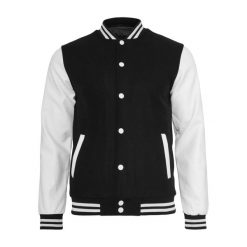 Męska Kurtka Oldschool Varsity. Białe kurtki męskie Urban Classics, l, bez wzorów, trekkingowe. Za 286.99 zł.