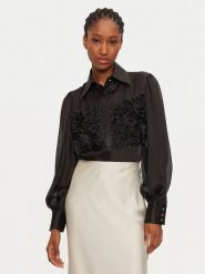 Babylon Koszula S00303 Czarny Regular Fit. Czarne bluzki damskie Babylon, s, bez wzorów, z syntetyku, biznesowe, bez kołnierzyka, bez ramiączek. Za 779.99 zł.