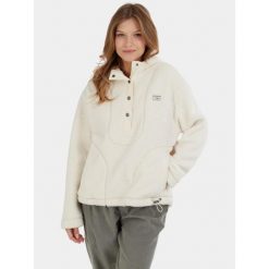 Bluza Damska Fundango Juniper Pile. Białe bluzy damskie Fundango, bez wzorów, z polaru. Za 319.90 zł.