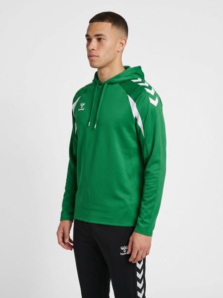 Bluza z kapturem Hummel Core 2.0. Białe bluzy damskie Hummel, m, bez wzorów, z materiału, z kapturem. Za 203.00 zł.