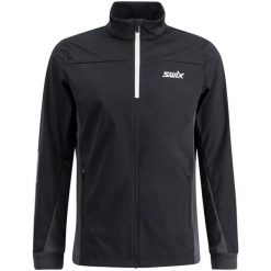 Kurtka narciarska Swix Cross. Czarne kurtki męskie Swix, na zimę, m, bez wzorów, narciarskie. Za 599.00 zł.