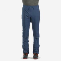 Spodnie skiturowe męskie Wedze Pacer. Niebieskie spodnie snowboardowe męskie WED'ZE, l, bez wzorów, z elastanu, narciarskie. Za 199.99 zł.