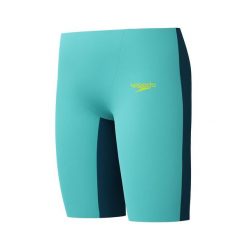 Strój pływacki startowy chłopięcy Speedo End Max. Niebieskie szorty dla chłopców Speedo, bez wzorów, sportowe. Za 292.95 zł.