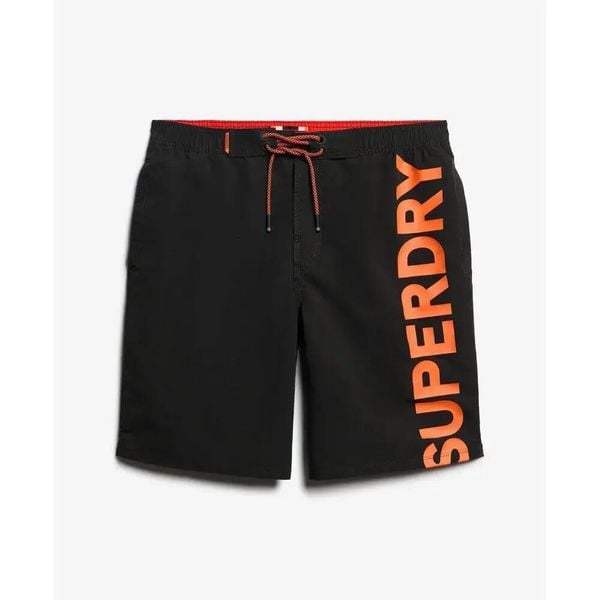 Klasyczne szorty surfingowe Superdry. Zielone szorty męskie Superdry., na lato, s, bez wzorów, klasyczne. Za 247.50 zł.